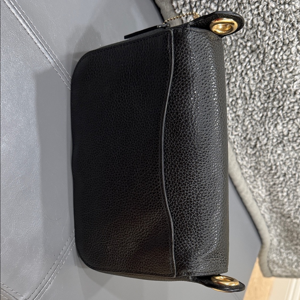Coach Brown Pebbled Leather Crossbody Bag - Picture 3 of 9